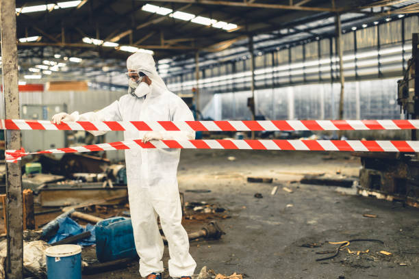 Professional Drug Lab Cleanup technician working in Mount Pleasant, TN